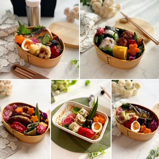 お弁当記録！先週のお弁当のふり返りです〜
