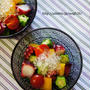 お酢のジュレで減塩☆タコと夏野菜のキラキラマリネ