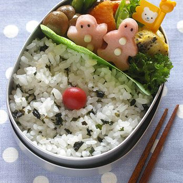 ワカメご飯のお弁当