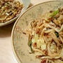 野菜たっぷり塩昆布焼きうどん♪