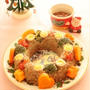 クリスマスリースのミートローフ～レシピ編～