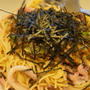 梅干が隠し味のイカ納豆パスタ