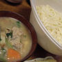 豚汁つけうどん