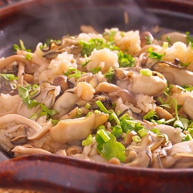 土鍋でふっくら牡蠣ご飯
