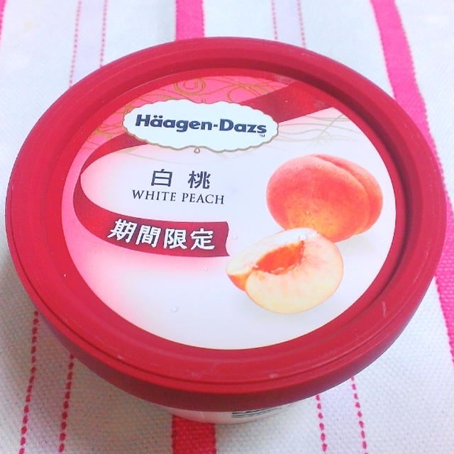 ＊期間限定♡白桃ハーゲンダッツ＊