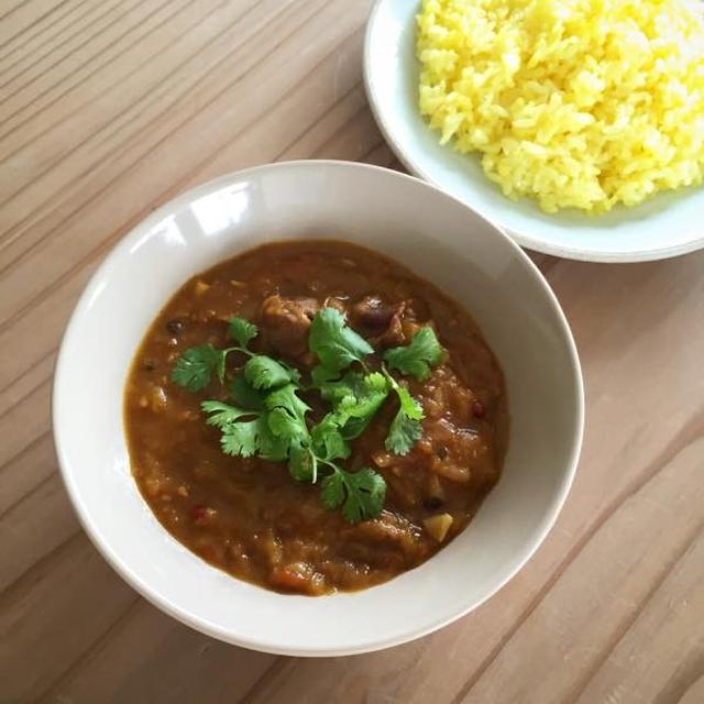 ラムとトマトのカレー