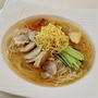 カルディで買ったサンサスの冷麺スープで、韓国風キムチ素麺、「キムチマリククス」