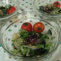 海藻とコンニャクのサラダ