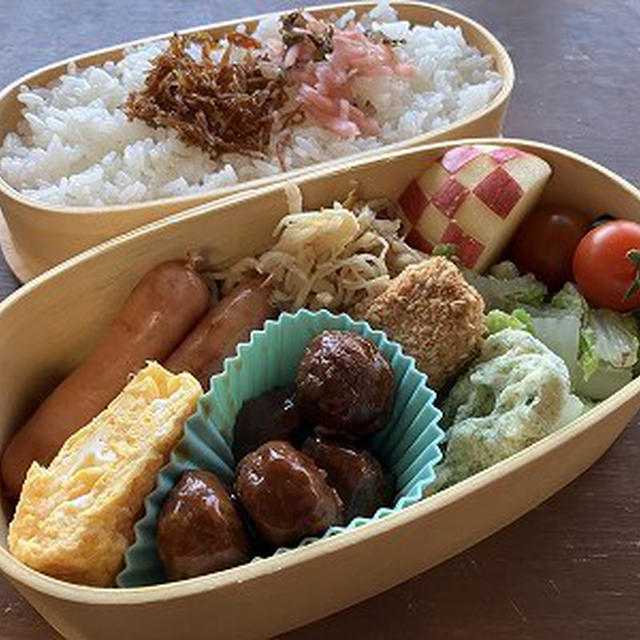 ウィンナーミートボール弁当