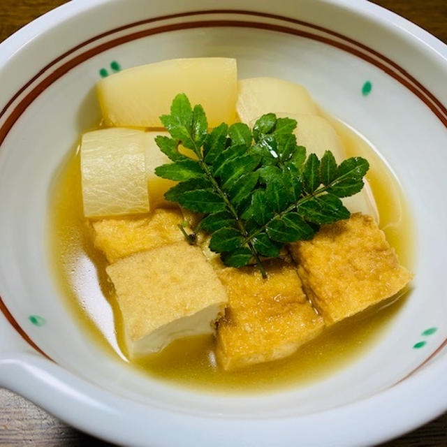大根と厚揚げの炊いたん