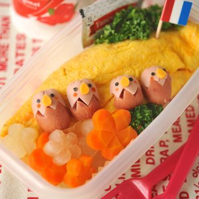 【連載】レシピブログ「小鳥ウインナーのお弁当」