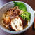 肉茸うどん・・・あんぽ柿デザート♪