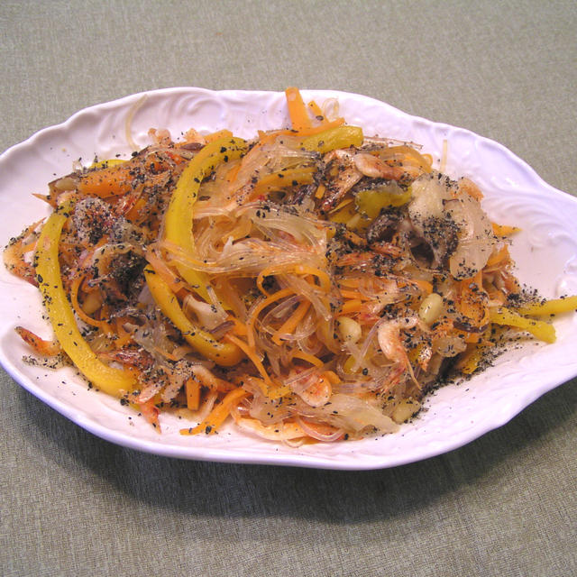 食べたいときさっと出来る！！春雨と野菜の中華風炒め