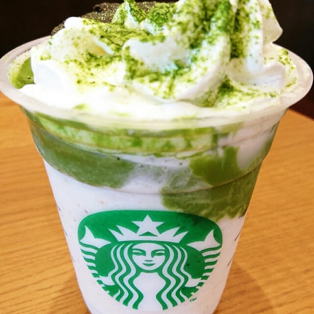 ＊チョコレートケーキトップフラペチーノwith抹茶ショット＊