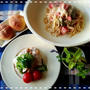 トマト＆アボカドで冷製パパパパスタ～＆冷しゃぶでぼっちご飯(*^^*)