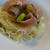 焼きナスと生ハムの冷製パスタ