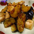 ナスと鶏肉の南蛮焼き