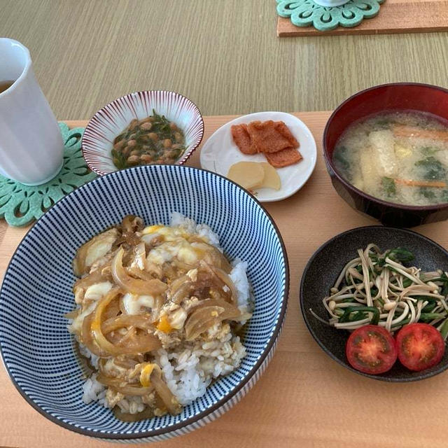 【手抜き飯】ブランチ玉子丼で、夜はカレーうどん(レシピ有り)