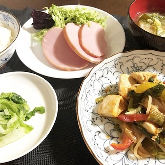 また会えなくなる？＆小松菜入り鶏チリ