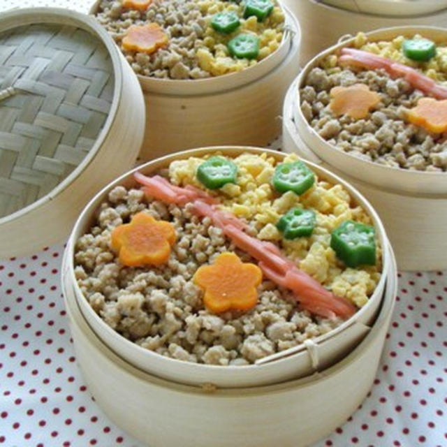 そぼろごはんとパパ弁