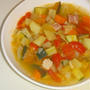 ミネストローネ風 食べる野菜スープ