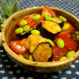 なすととまとの揚げ煮♪　男子校