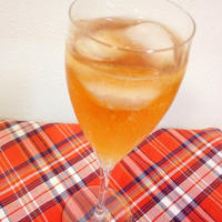 プルーンのブランデー☆炭酸割り