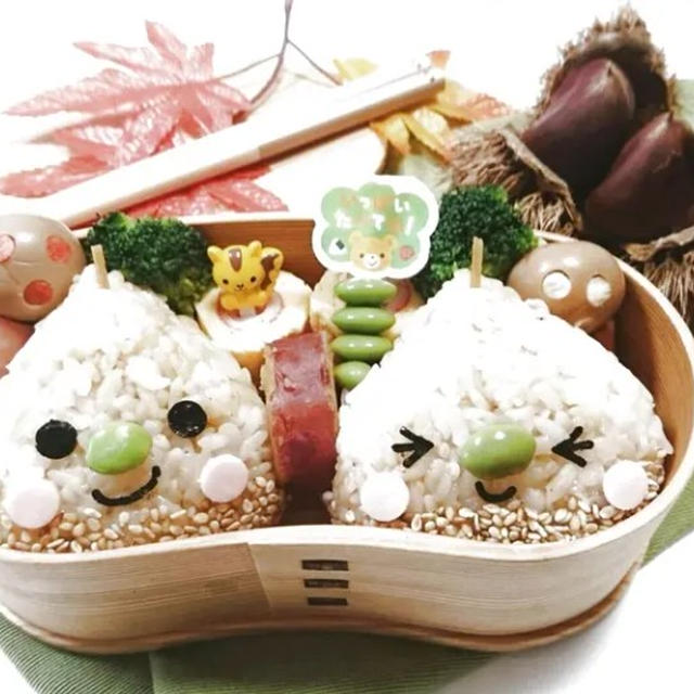 栗坊やズおにぎり秋弁当〖おにぎり弁当〗  #平日お昼ご飯はお弁当or外食