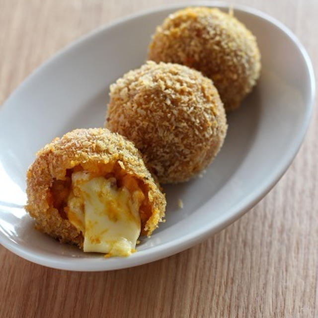 かぼちゃのまんまるチーズコロッケ