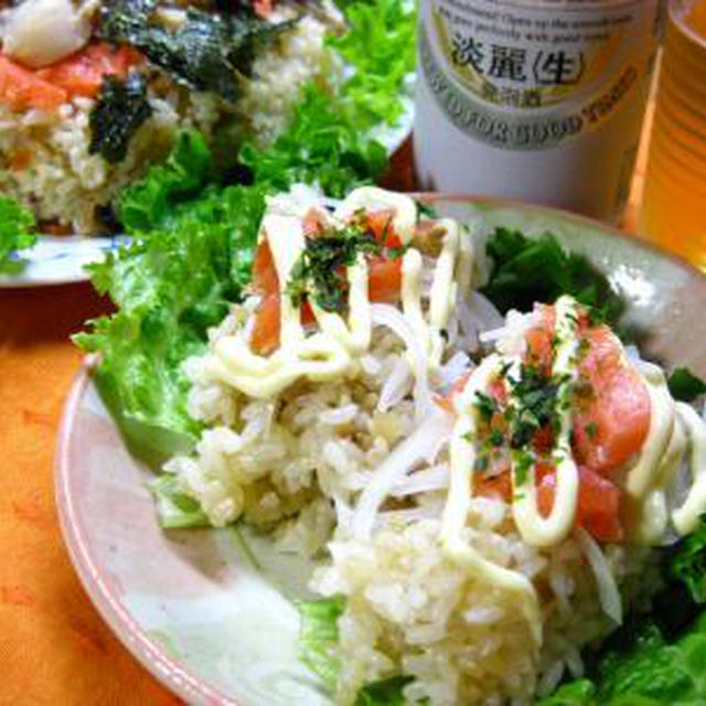 “サラダめし”