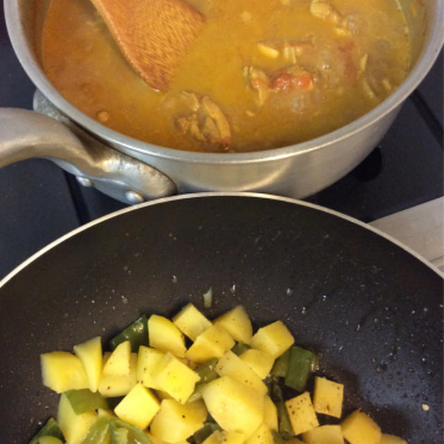 来週は久々のカレー