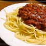 ミートソースパスタなど