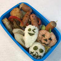 【こども弁当】ハロウィン弁当2017☆兄ちゃんのリクエストの遠足弁当