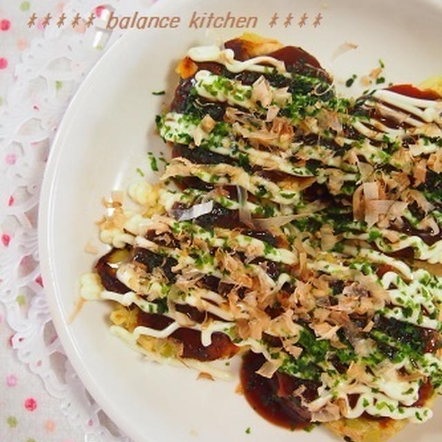 豚肉とおからのミニお好み焼き風。小麦粉不使用！冷凍可能！