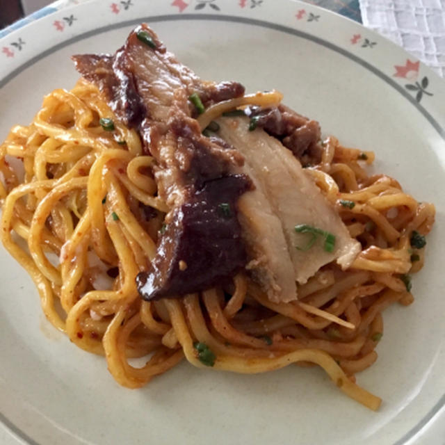 コストコ麻辣まぜそば、花椒がきびしい