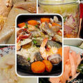 ダイエット二日目夕食★魚介類、海草、こんにゃく、豆を食べよう