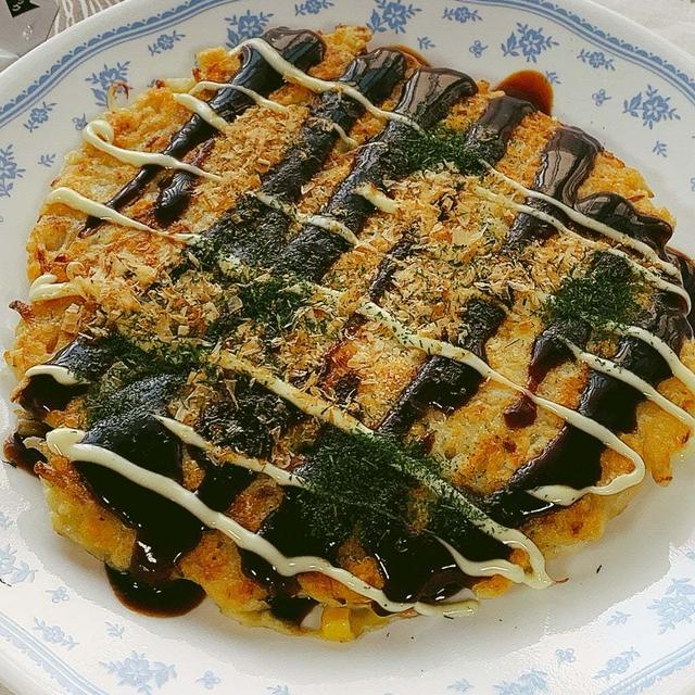 コストコ購入お得用もやし大量消費レシピ【もやしとツナのお好み焼き】