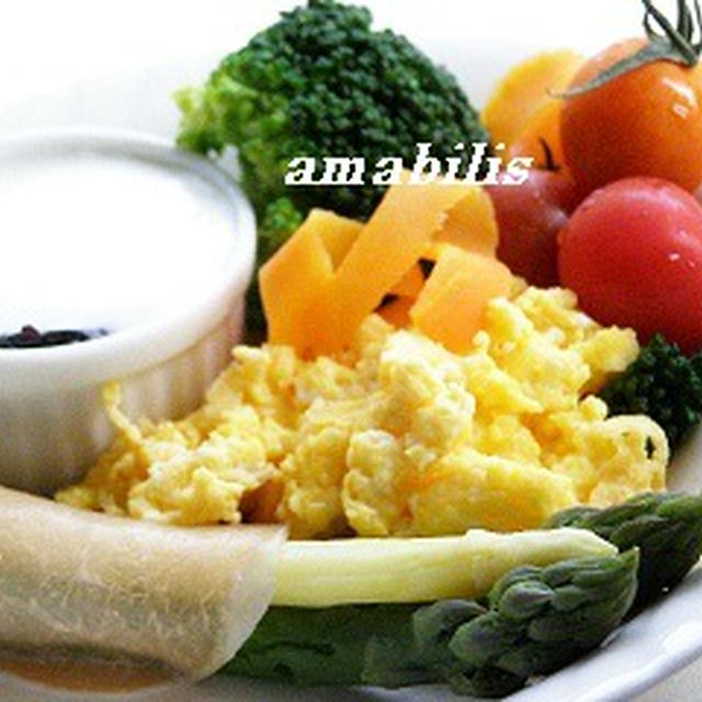 玉子と野菜のセット