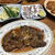 ステーキとエビフライ