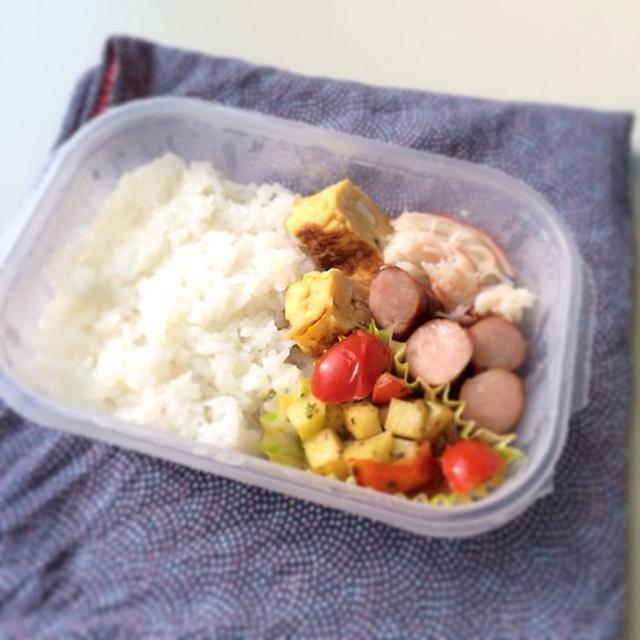 夫が作ってくれたお弁当 おかず一品だけわたしも作りました ありがたや By 友理さん レシピブログ 料理ブログのレシピ満載