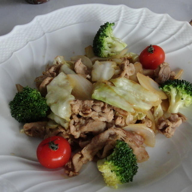 豚肉とキャベツのたまり醤油炒め★★★