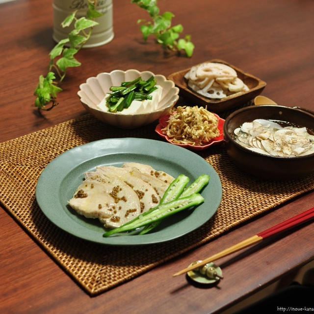 胸肉のしっとりソテーで晩ごはんと、一回も髪の毛のセットがうまくいかない件