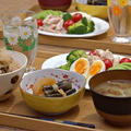 【晩ごはん作り】野菜とたんぱく質たっぷり！蒸し鶏プレート定食