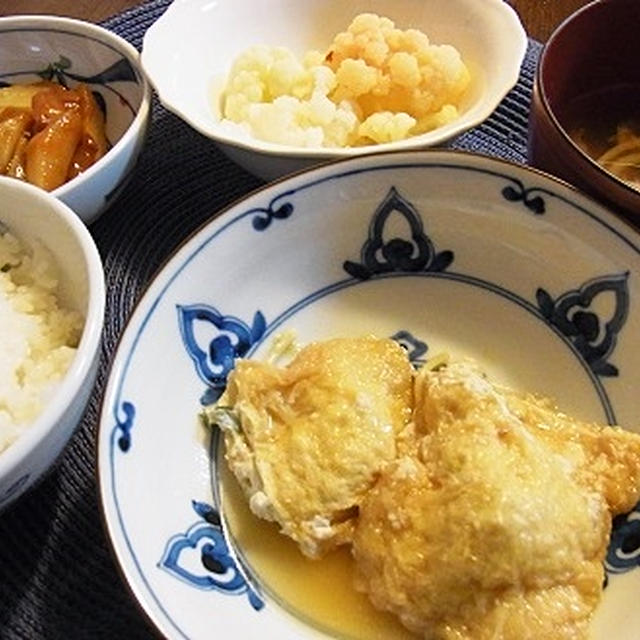 フライパン活用　＆ジャンボカリフラワーを残さず使う