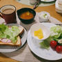 水曜日：夫のサラメシ・朝食・私のお昼ごはん