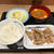 豚カルビ定食ミニチゲセットを食べてみた 〜松屋〜