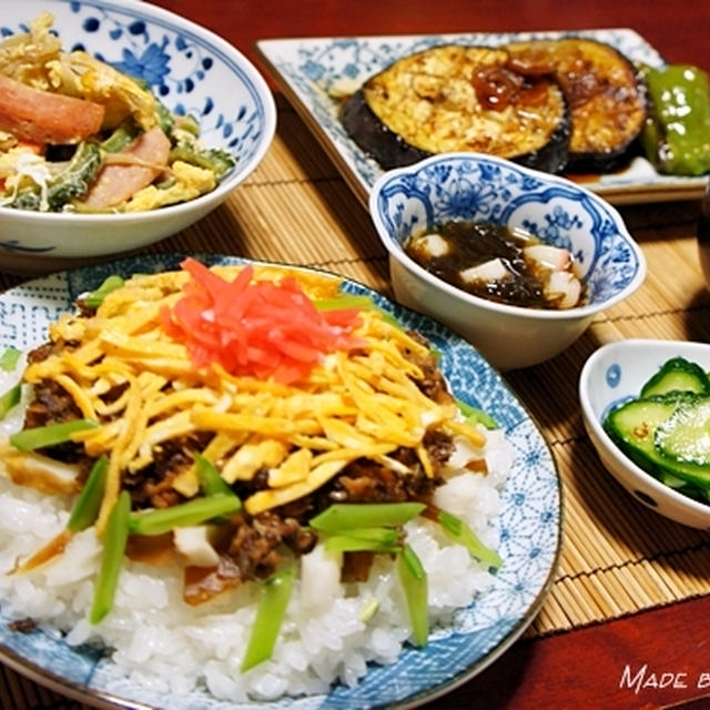 とろける米ナスステーキと京都丹後地方のばら寿司