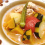 『夏野菜とつくねのスープ』『白身魚の酒蒸し』で夏疲れを癒す献立