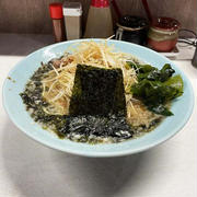岩のりネギラーメンをば、こいめ多めで啜る 〜ラーショ系〜