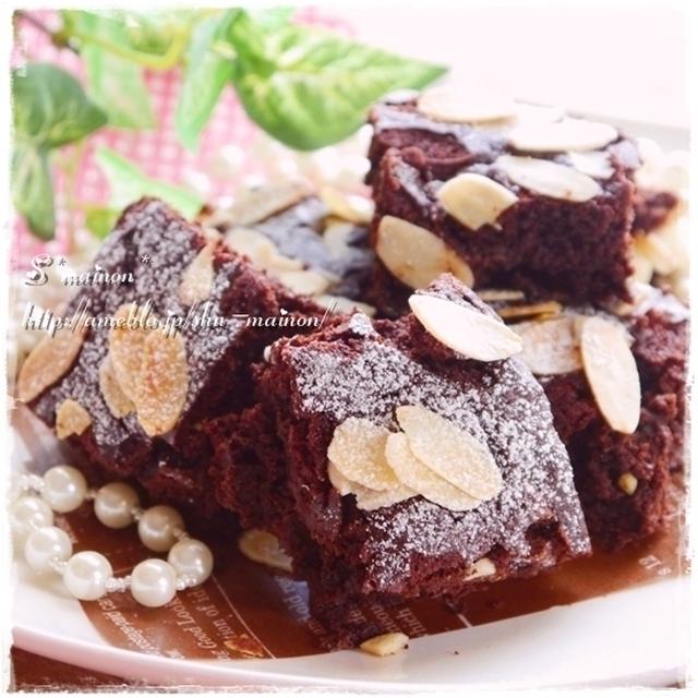 ＊バレンタインにお薦め♪簡単！チョコ好きの為の♥贅沢ブラウニー♥スイーツ＊